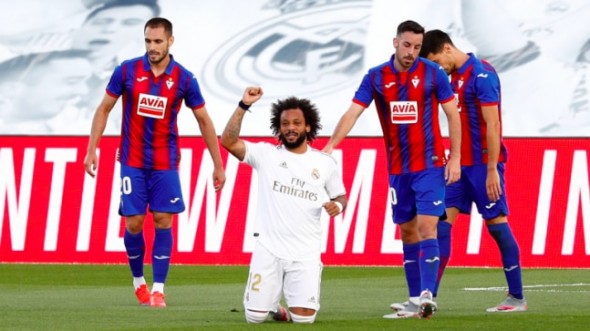 La Liga: Marcelo a celebrat golul cu Eibar cu o manifestare contra rasismului